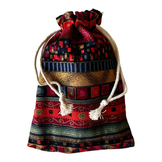 Patterned cotton pouch - La Panthère Studio