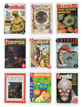 54 Cryptids Playing Cards