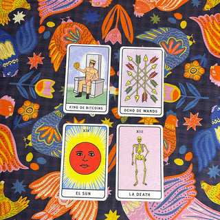 El Gallo Tonto Reading Cloth