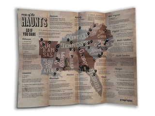 Travel map and passport set