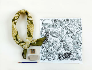 Magical Mycelia Reading Cloth