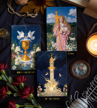 Moonshadow Floral Vow Tarot