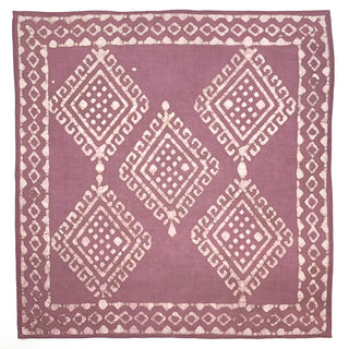 Block-printed Smoky Rose Reading Cloth