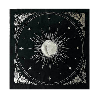 Cosmic Black Tarot Cloth - La Panthère Studio