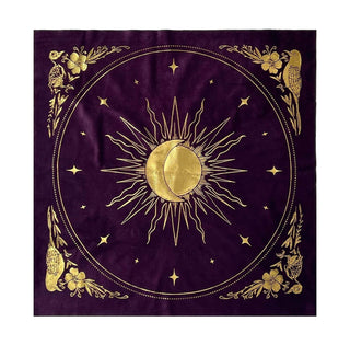 Cosmic Purple Tarot Cloth - La Panthère Studio