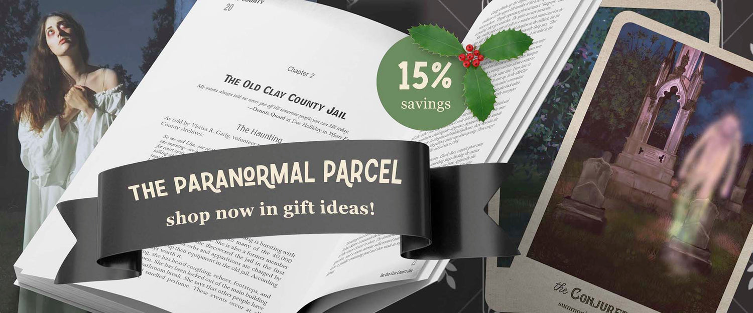 paranormal parcel, paranormal gift, christmas paranormal, paranormal gifts holidays