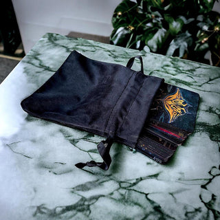 Midnight drawstring pouch - La Panthère Studio