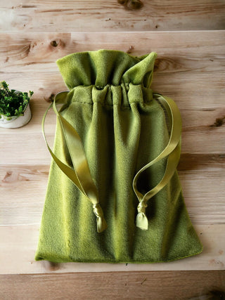 Velvet drawstring pouch - La Panthère Studio